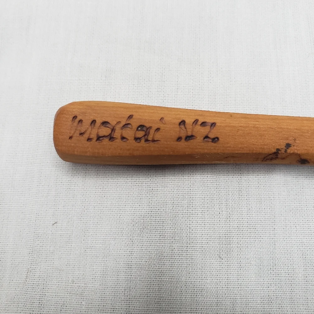 Handcrafted Small Matai Wood Spreader Knife New Zealand